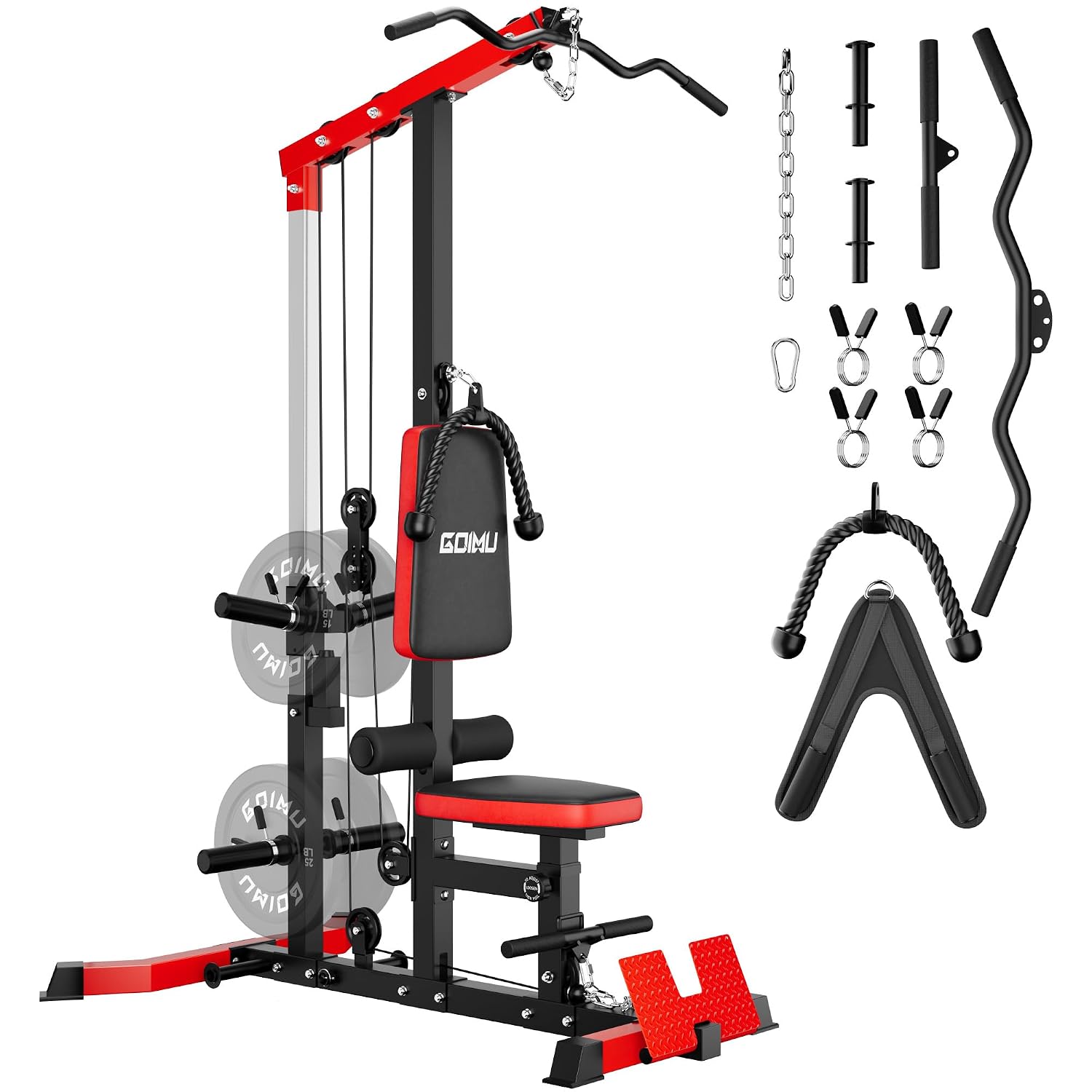 Home Gym Lat Pulldown Machine - LAT Pulldown & Row Cable Machine