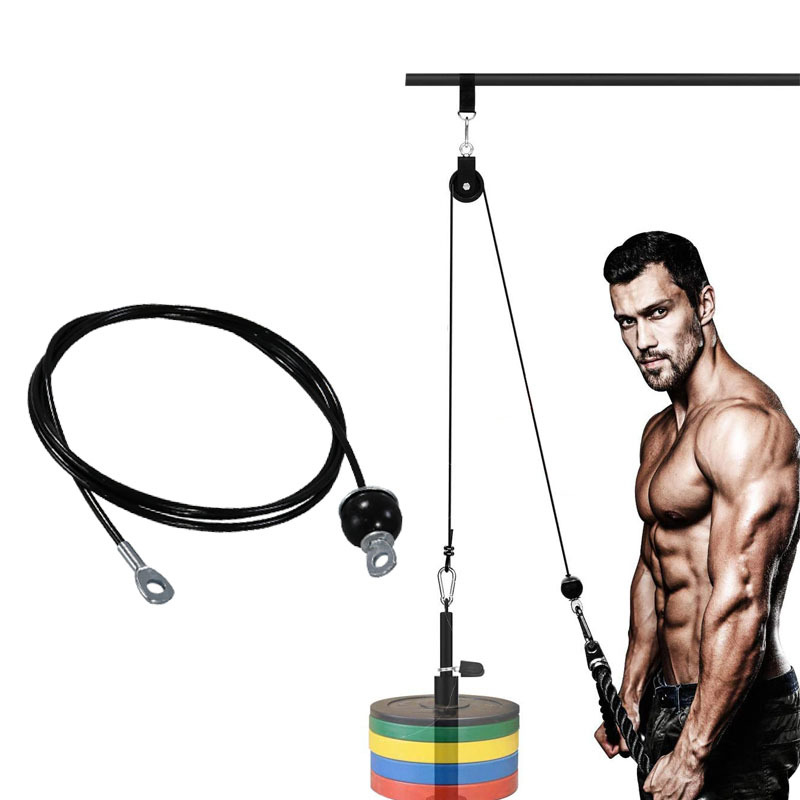 Home Gym Lat Pulldown Machine - Heavy Duty Gym Cable Pulley Machine
