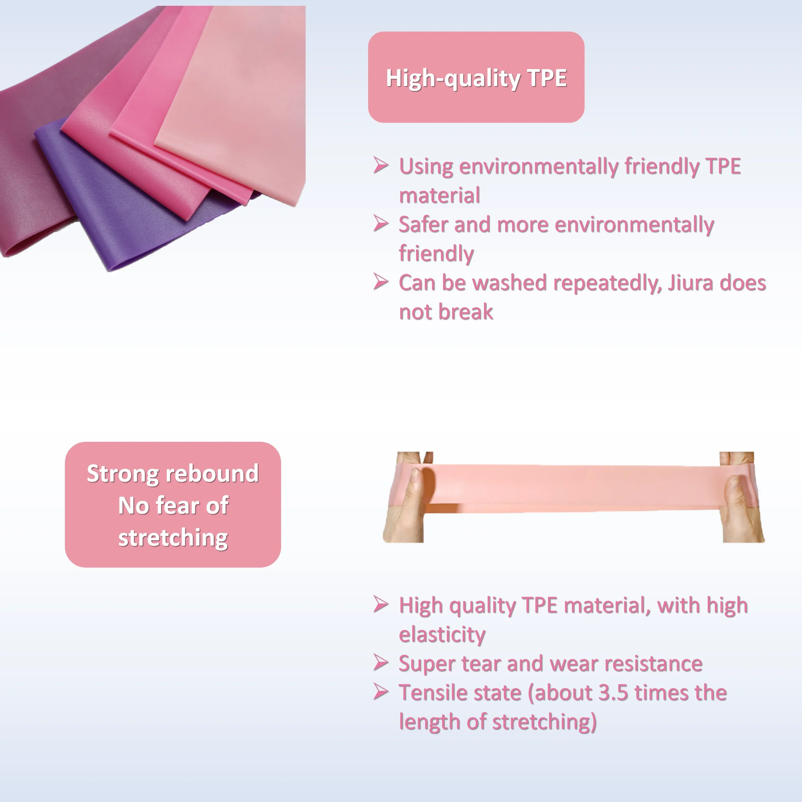 2026 Custom Wholesale Pink Gra - Resistance Loop Mini Band ulasan dan harga