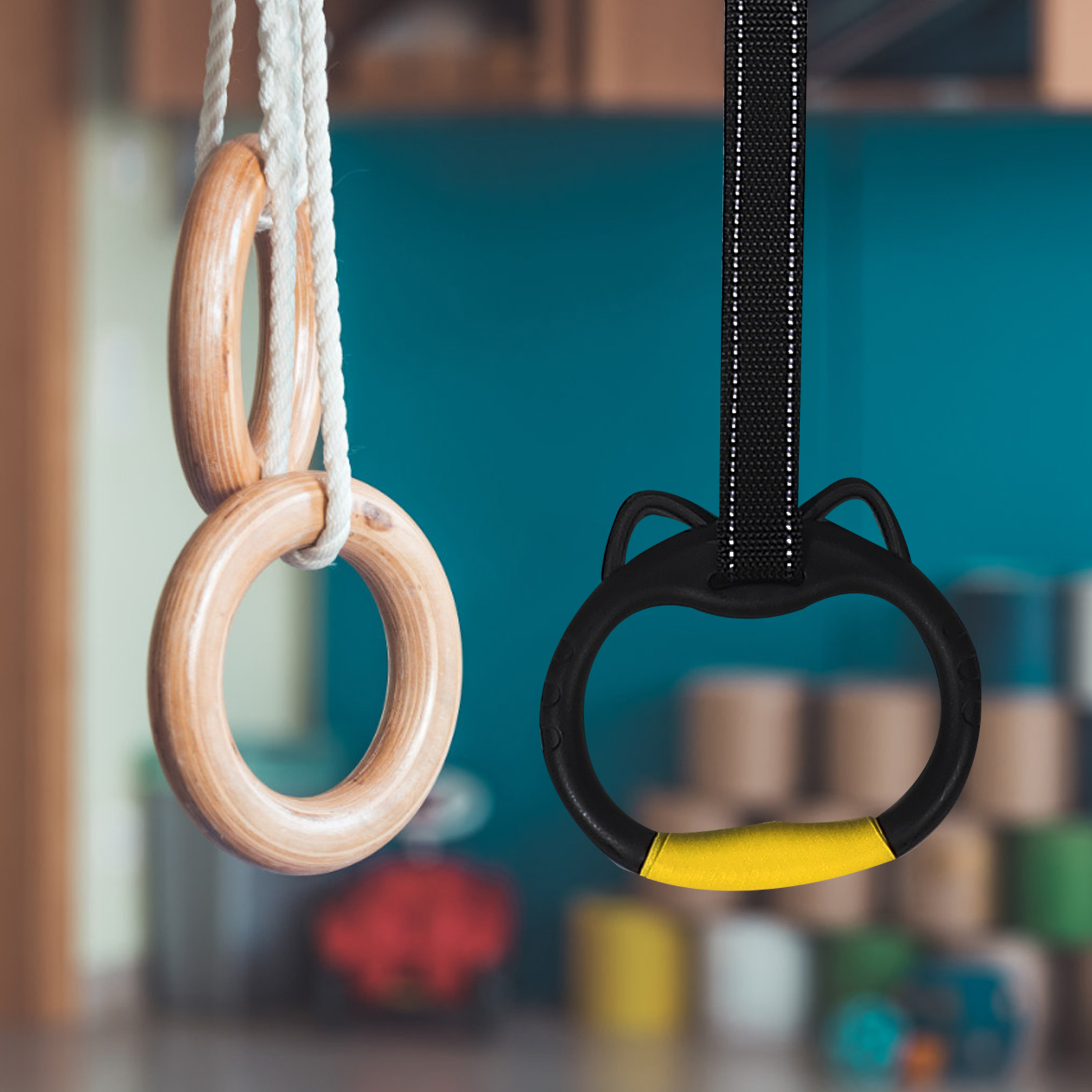 1 set 1 Set Gymnastics Rings F - Home Gym Online ulasan dan harga