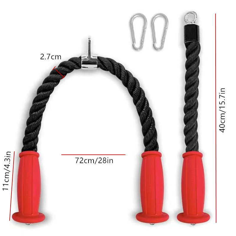 Ergonomic Tricep Ropes Non-Sli - Home Gym Weight Machine ulasan dan harga