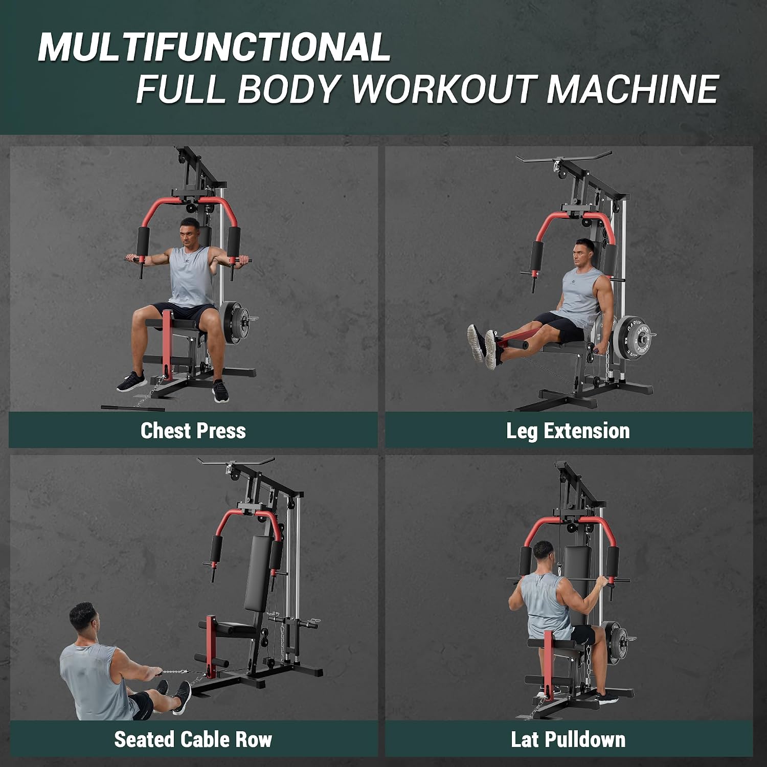 Full-Body Home Gym Machine wit - Home Gym Lat Pulldown Machine ulasan dan harga