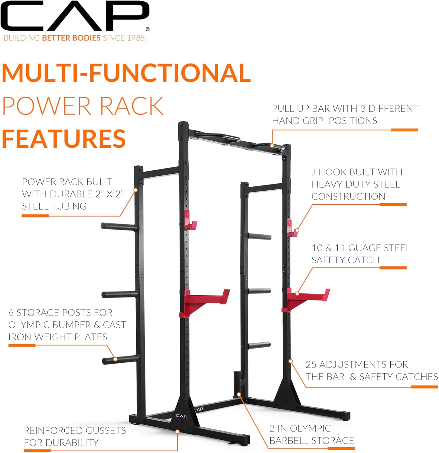 Home Gym Equipment, Steel Mate - Home Gym Power Rack ulasan dan harga