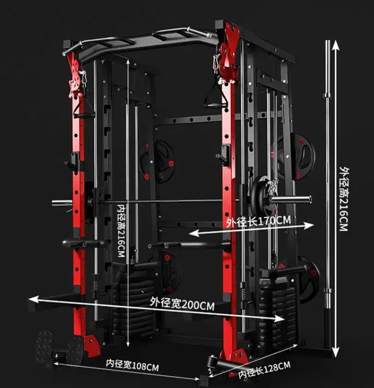 Heavy Duty All-in-One Smith Ma - Home Gym Power Rack ulasan dan harga