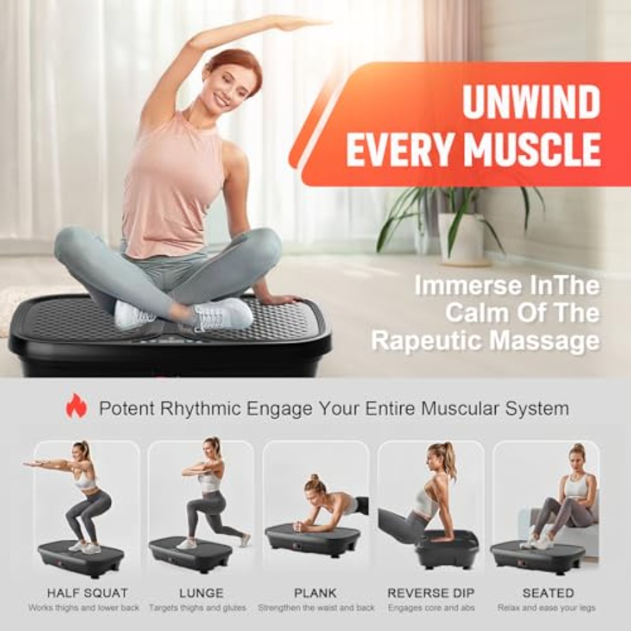 Vibration Plate Exercise Machi - Home Gym Weight Machine ulasan dan harga