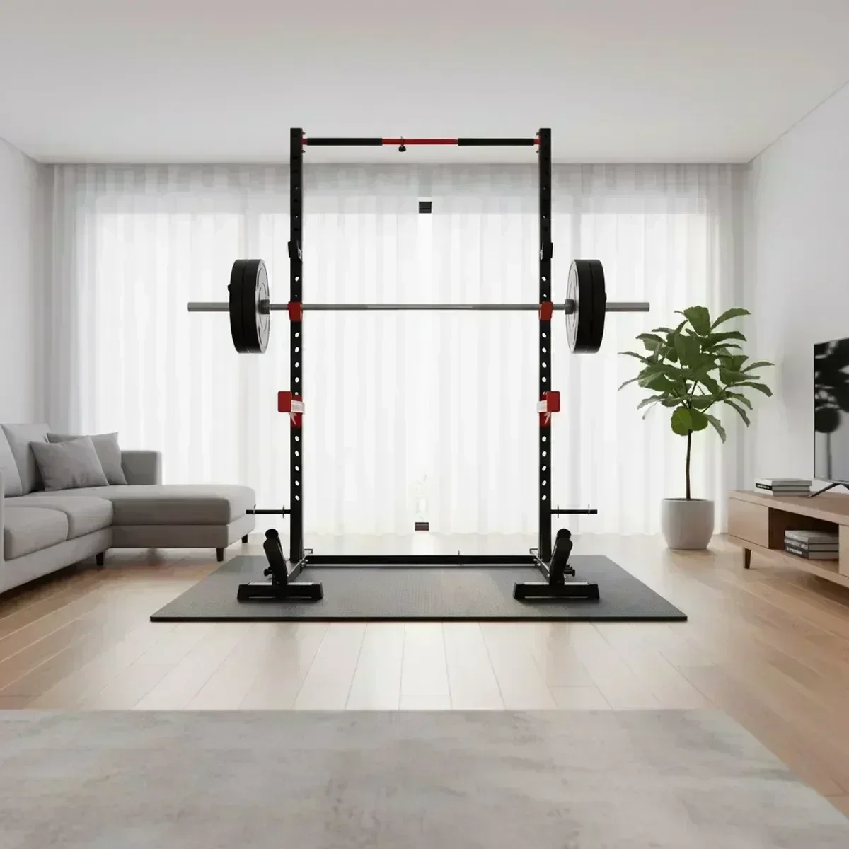 Adjustable Home Gym Squat Rack - Home Gym Power Rack ulasan dan harga