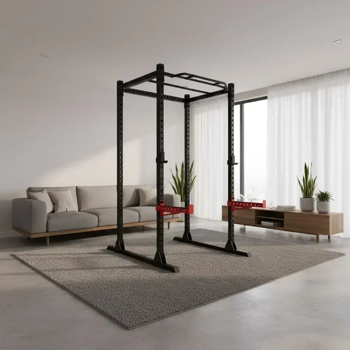 Adjustable Home Gym Squat Rack - Home Gym Power Rack ulasan dan harga