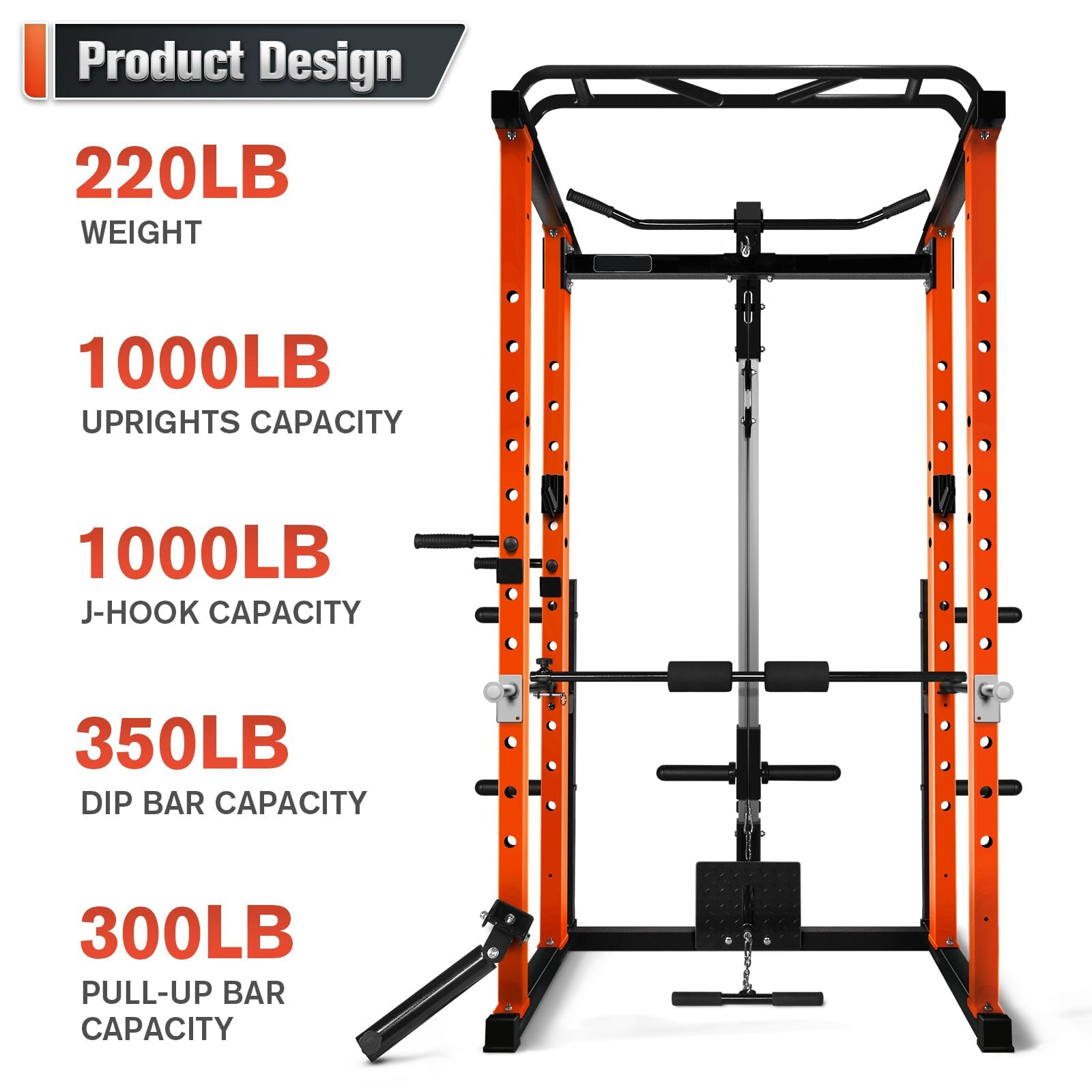 Commercial  Multi-function Pow - Home Gym Power Rack ulasan dan harga