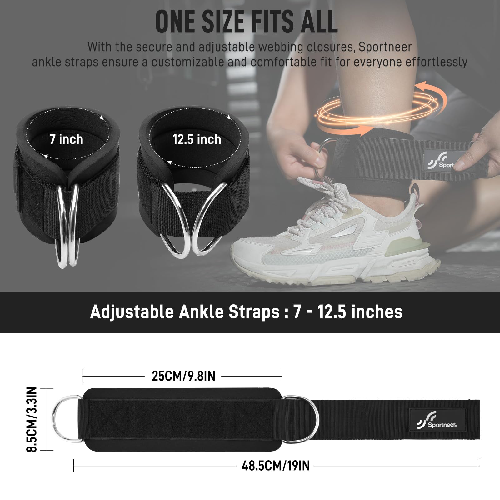 Sportneer Adjustable Ankle Str - Home Gym Tunturi ulasan dan harga