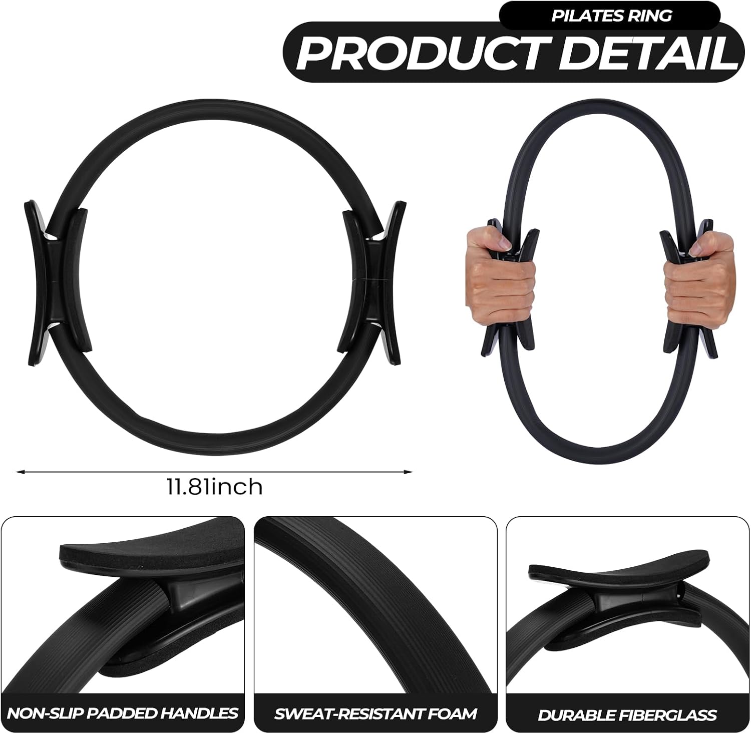 18 Pcs Pilates Ring And Ball S - Resistance Loop Mini Band ulasan dan harga