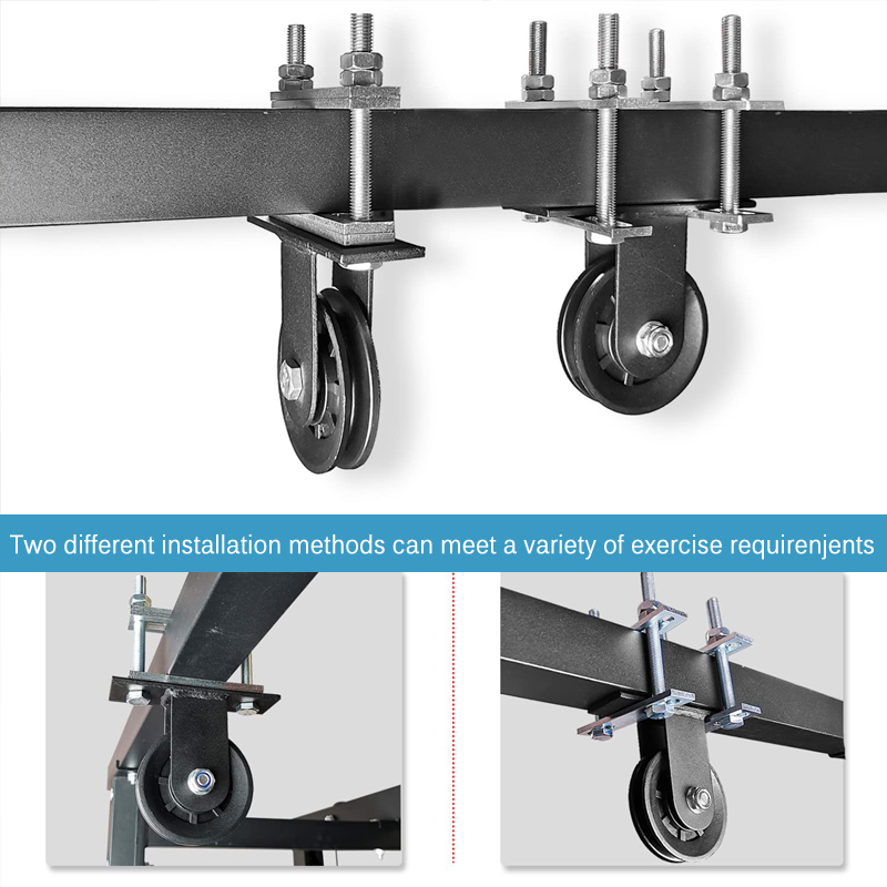 Heavy Duty Pulley System - Adj - Home Gym Lat Pulldown Machine ulasan dan harga