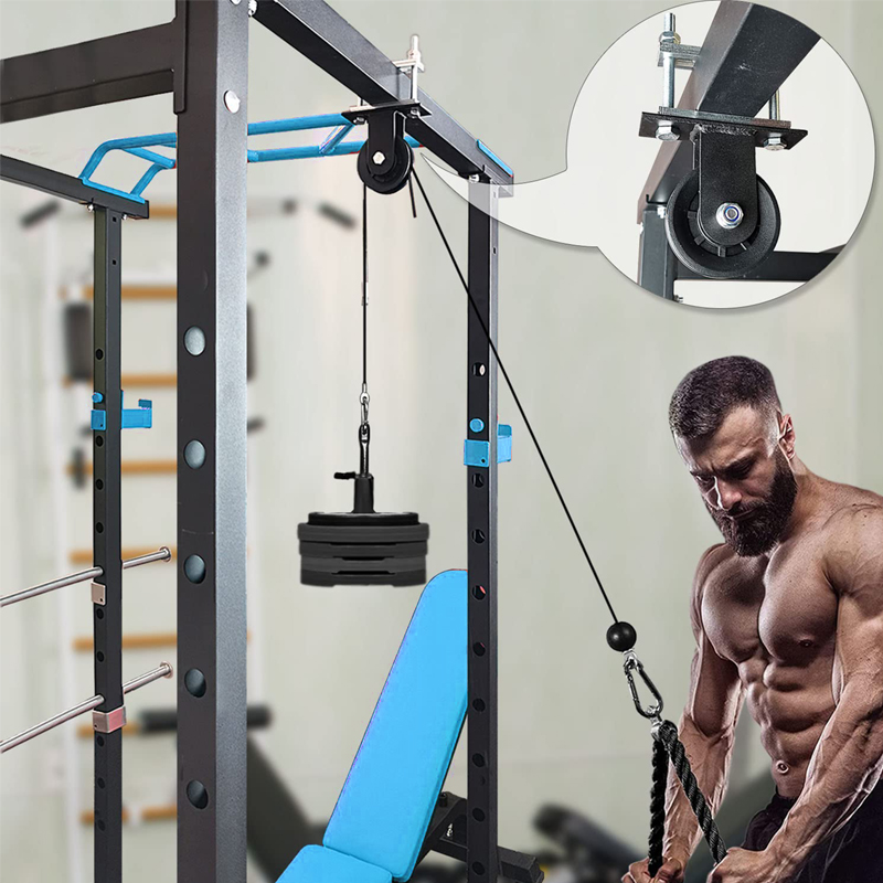 Heavy Duty Pulley System - Adj - Home Gym Lat Pulldown Machine ulasan dan harga